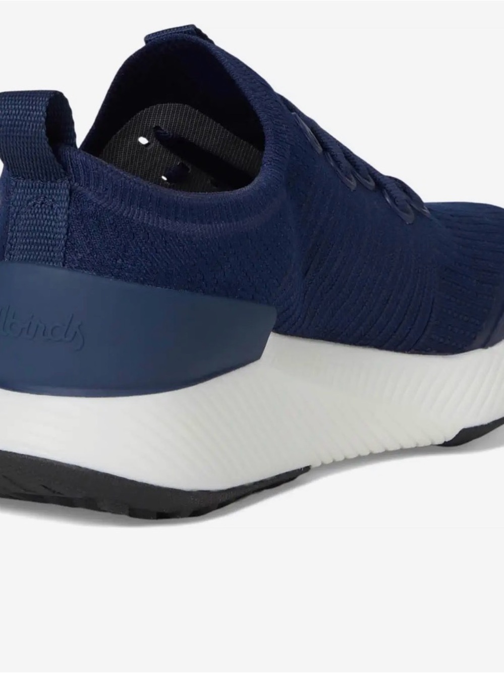 allbirds Tree Glider Navy and White Athletic Shoes - Picture 5 of 7